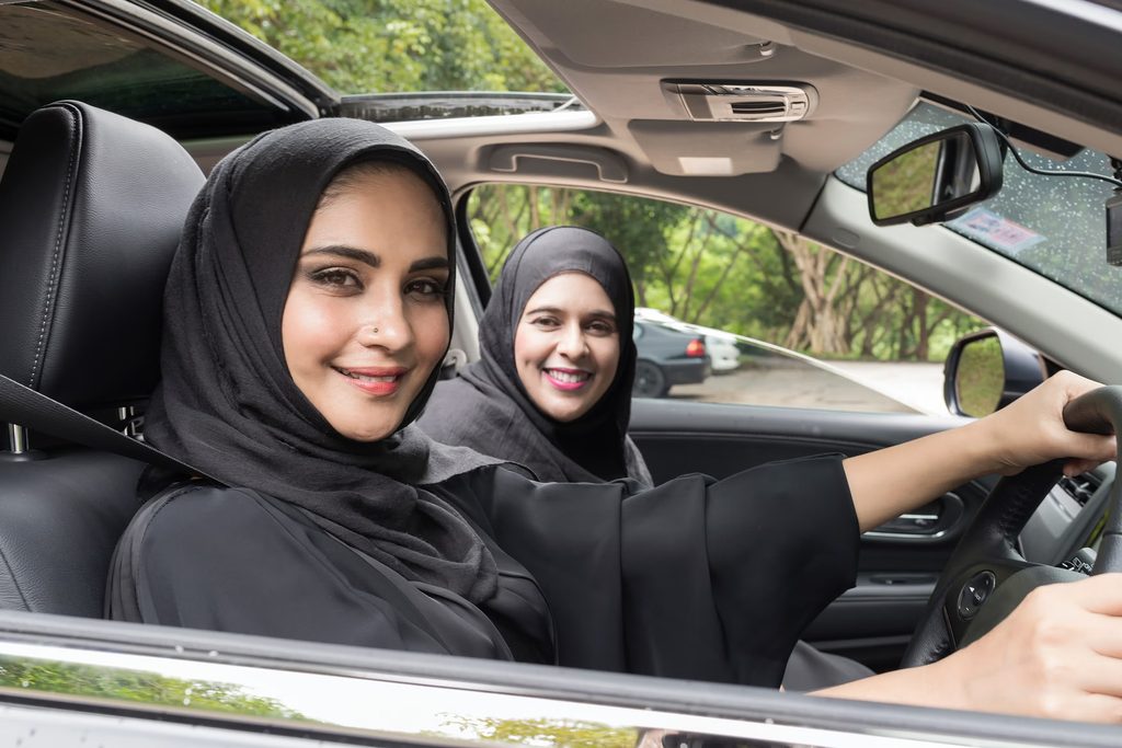 Women drive in Saudi-Arabia
